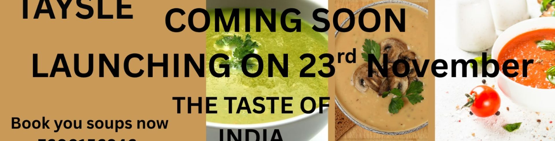 Three healthy soups by TAYSLE